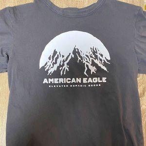 Gently used gray mountain American Eagle T-shirt